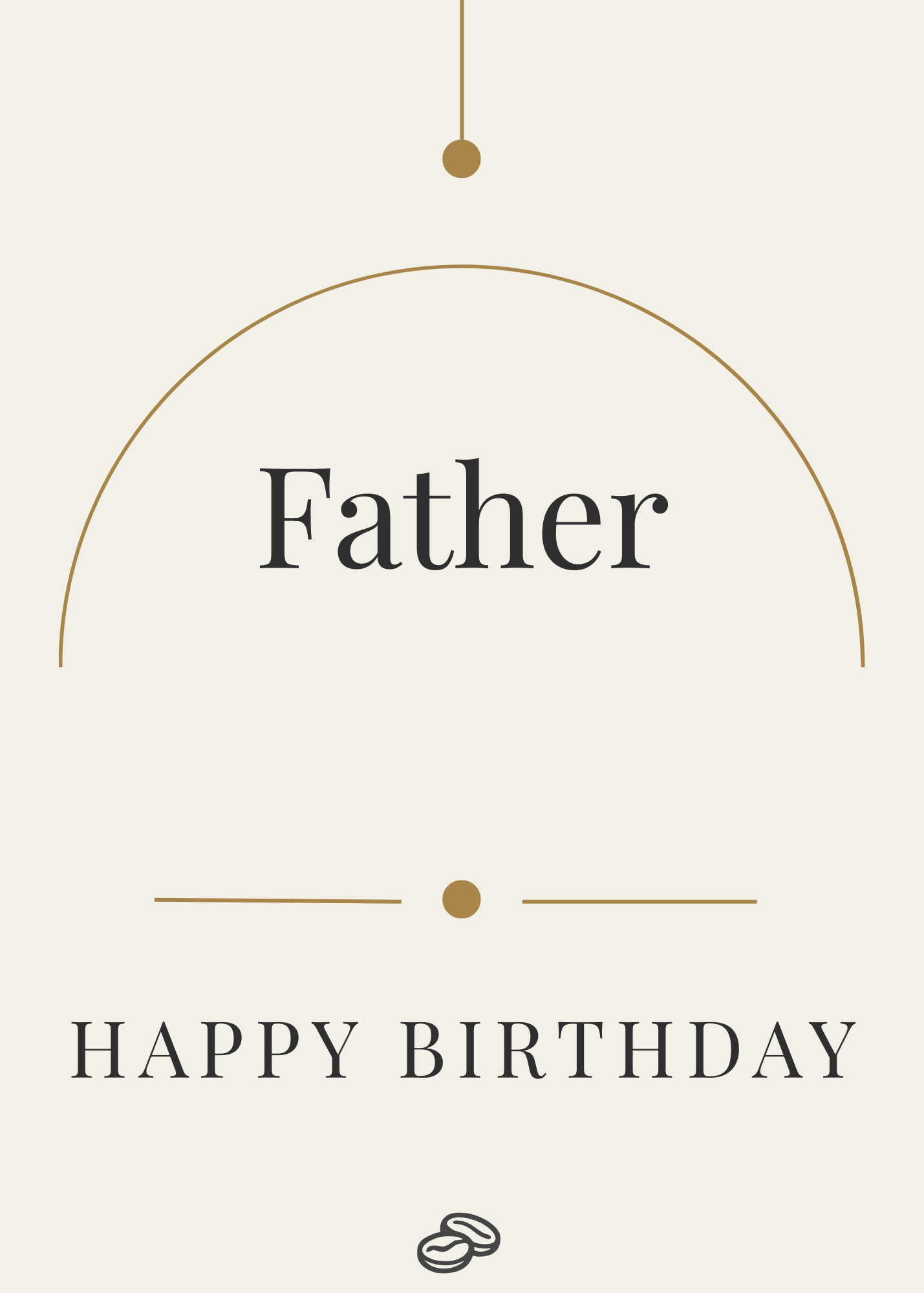 Father Birthday Card - Digital Download