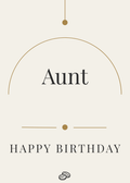 Aunt Birthday Card - Childhood Memories - Digital Download