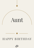 Aunt Birthday Card - One More Memory - Digital Download