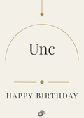 Unc Birthday Card - Favorite Part of Growing Up - Digital Download