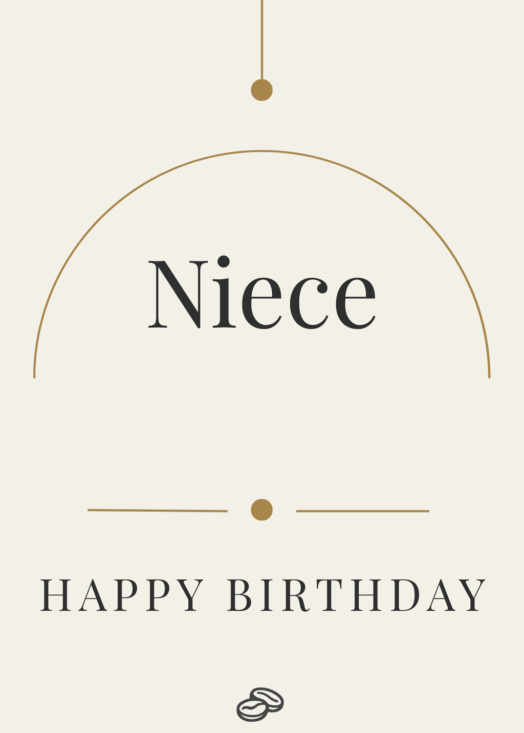Niece Birthday Card - Exactly Who You Are - Digital download
