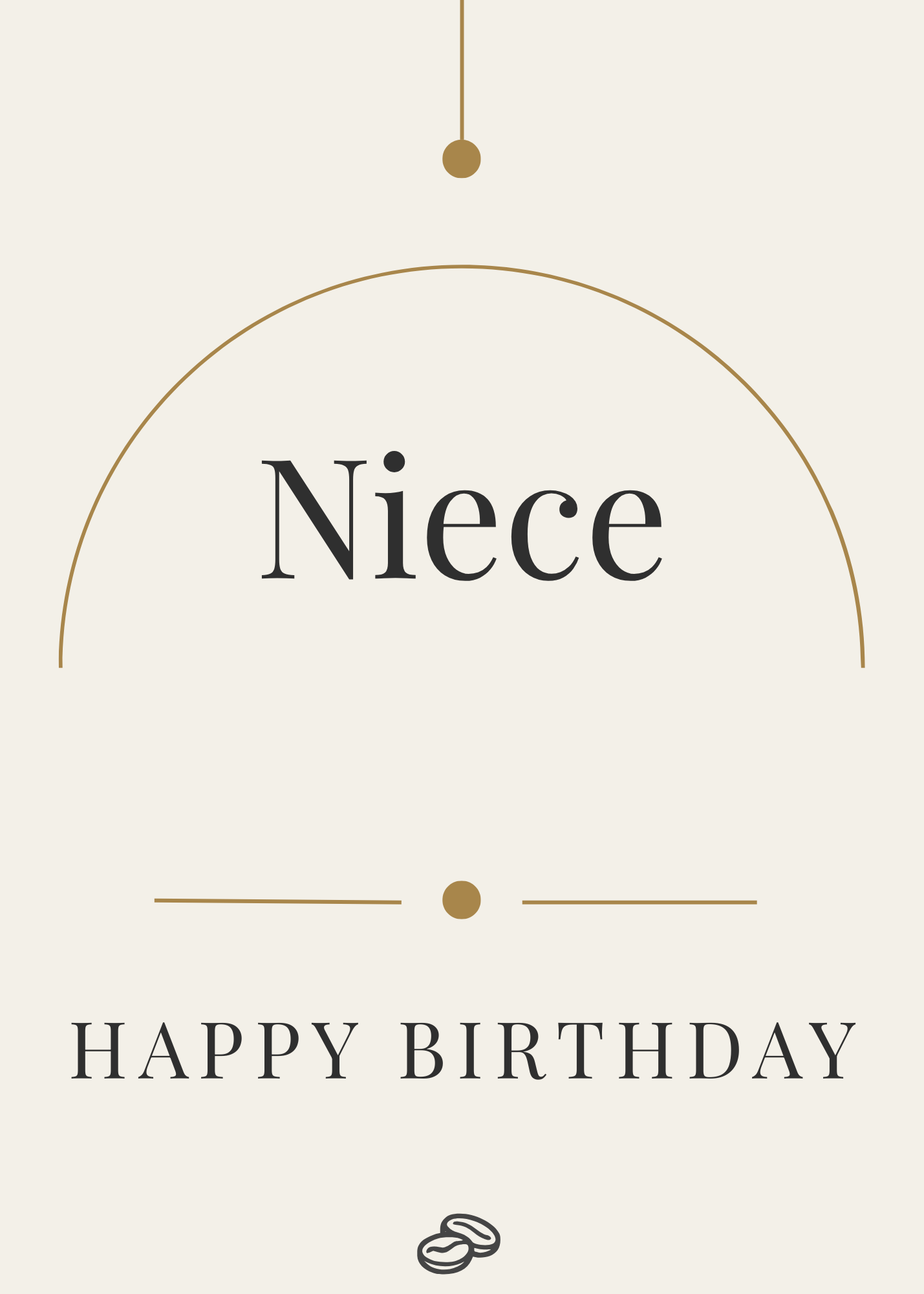 Niece Birthday Card - Exactly Who You Are - Digital download