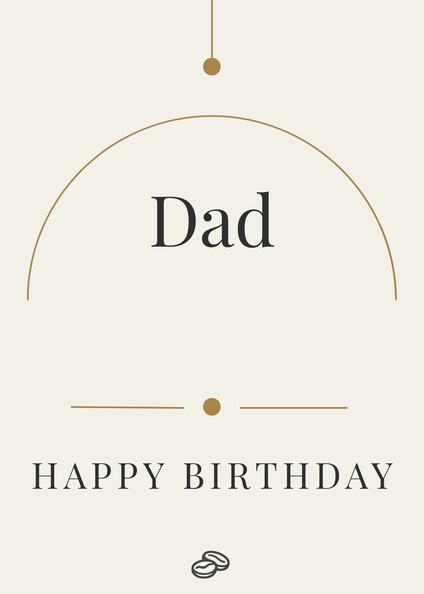 Dad Birthday Card - Digital Download
