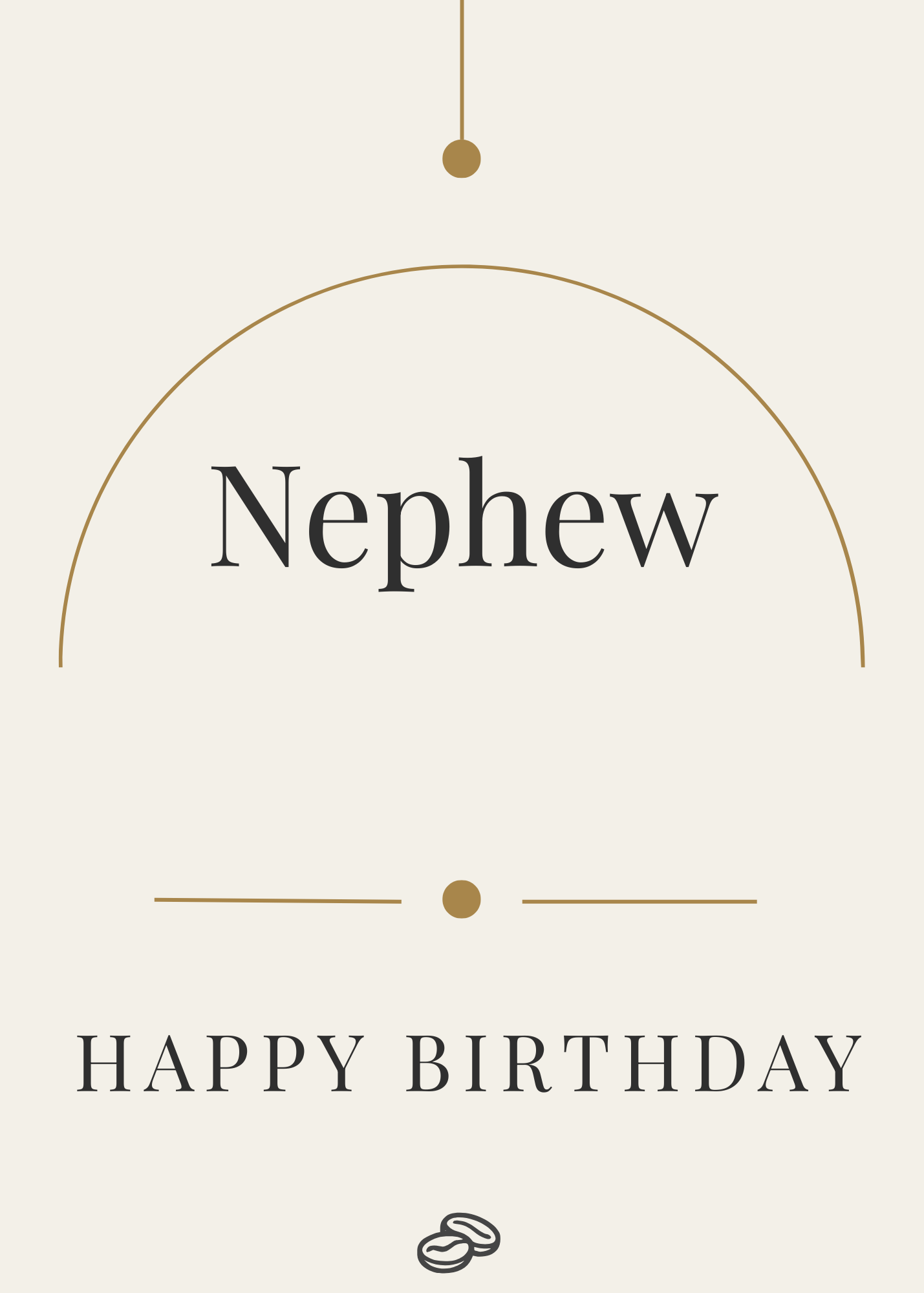 Nephew Birthday Card - Simply by Being You - Digital Download