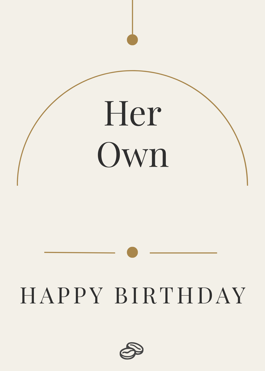 Daughter Birthday Card - Her Own - Digital Download