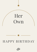 Daughter Birthday Card - Her Own - Digital Download