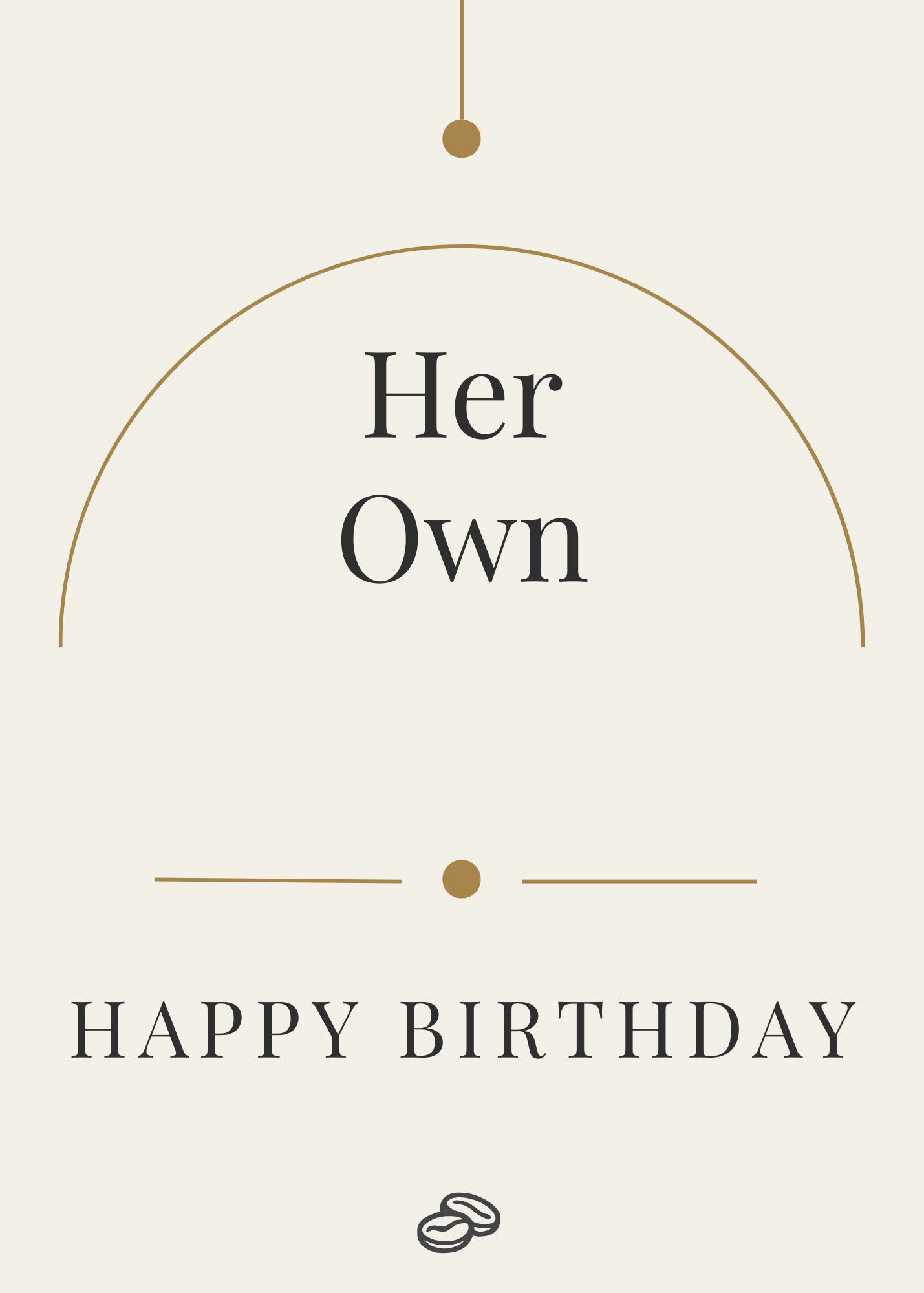 Daughter Birthday Card - Her Own - Digital Download