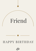 Friend Birthday Card - Exactly Where You're Needed - Digital Download