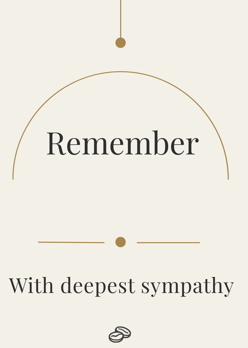 Sympathy Card - Remember - Digital Download