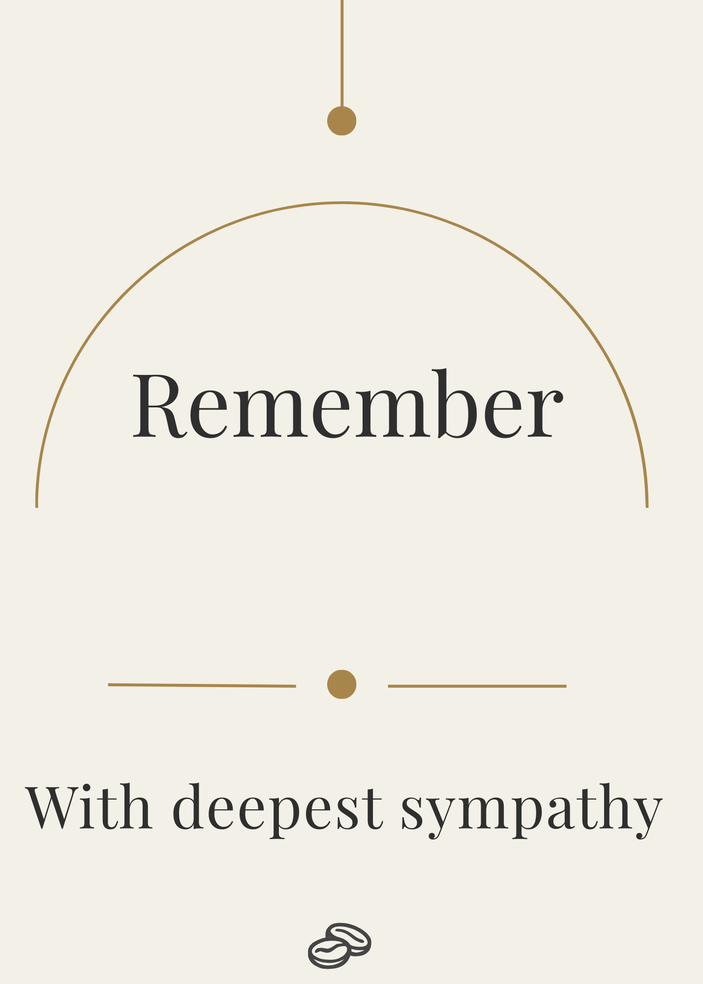 Sympathy Card - Remember - Digital Download
