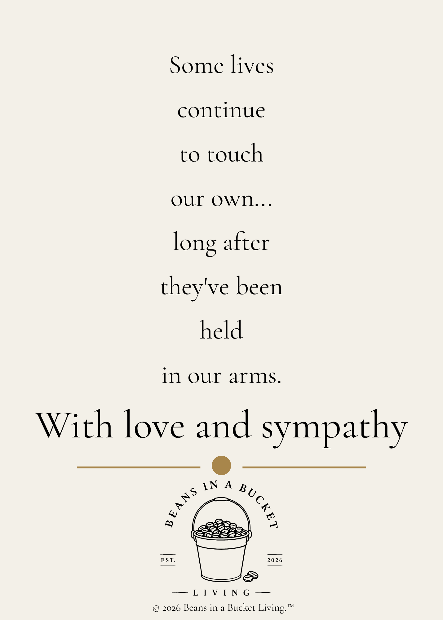 Sympathy Card - Everlasting - Digital Download