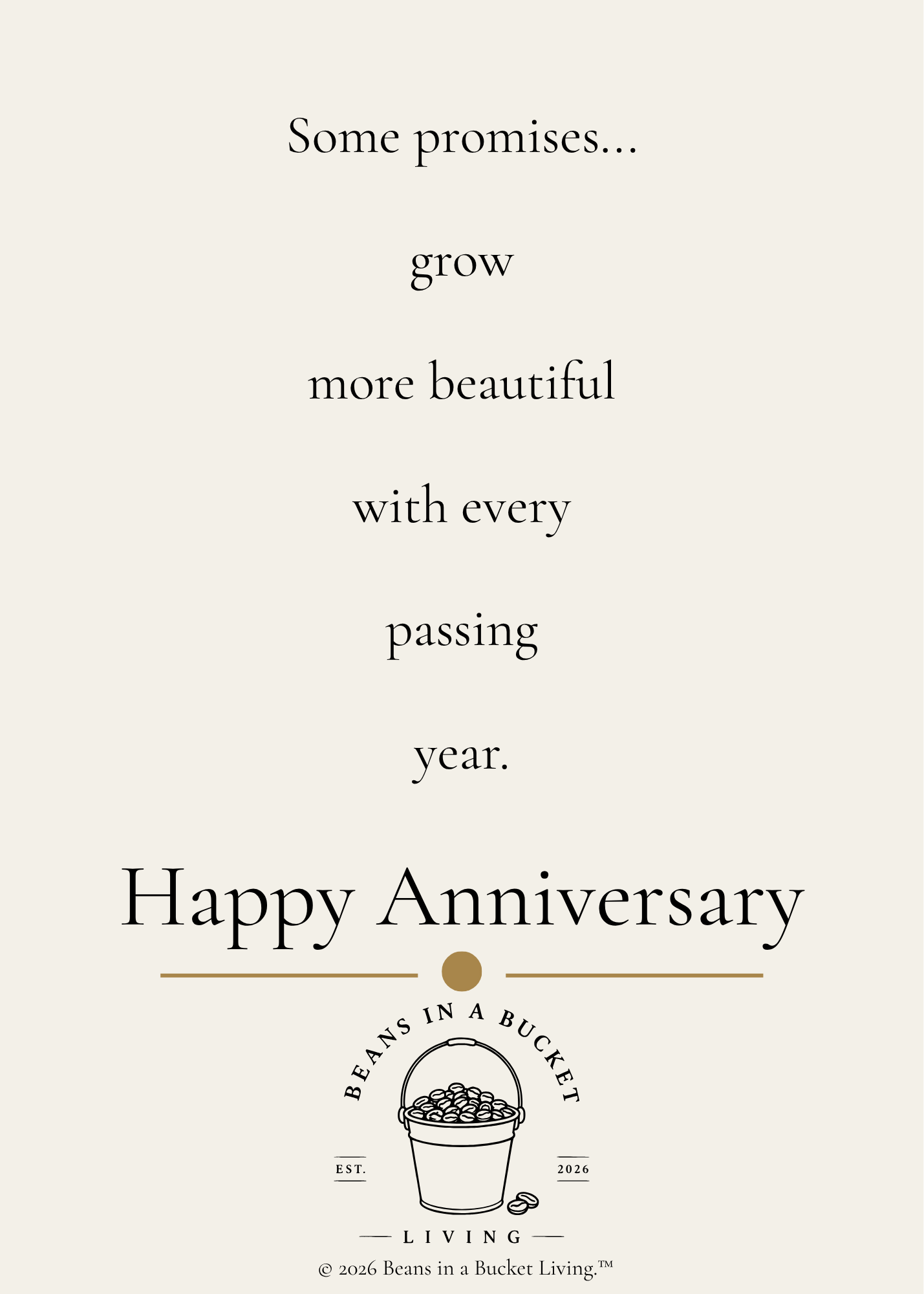 Anniversary Card - -Always - Digital Download