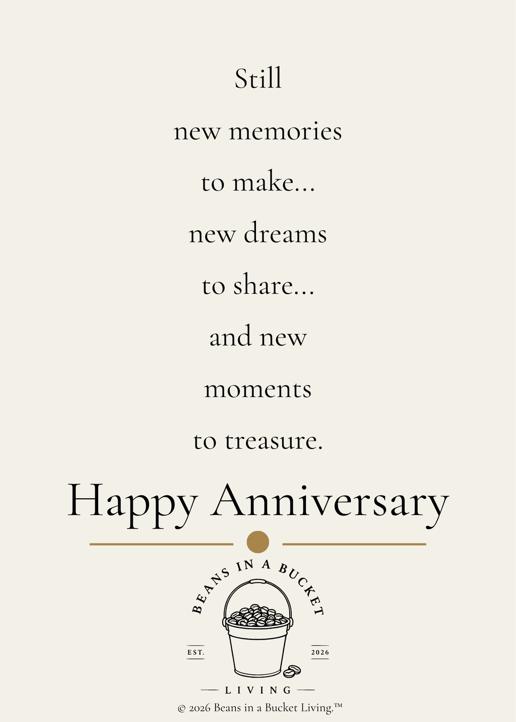 Anniversary Card - Still - Digital Download