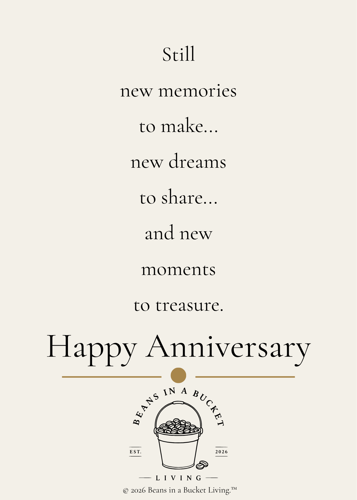 Anniversary Card - Still - Digital Download