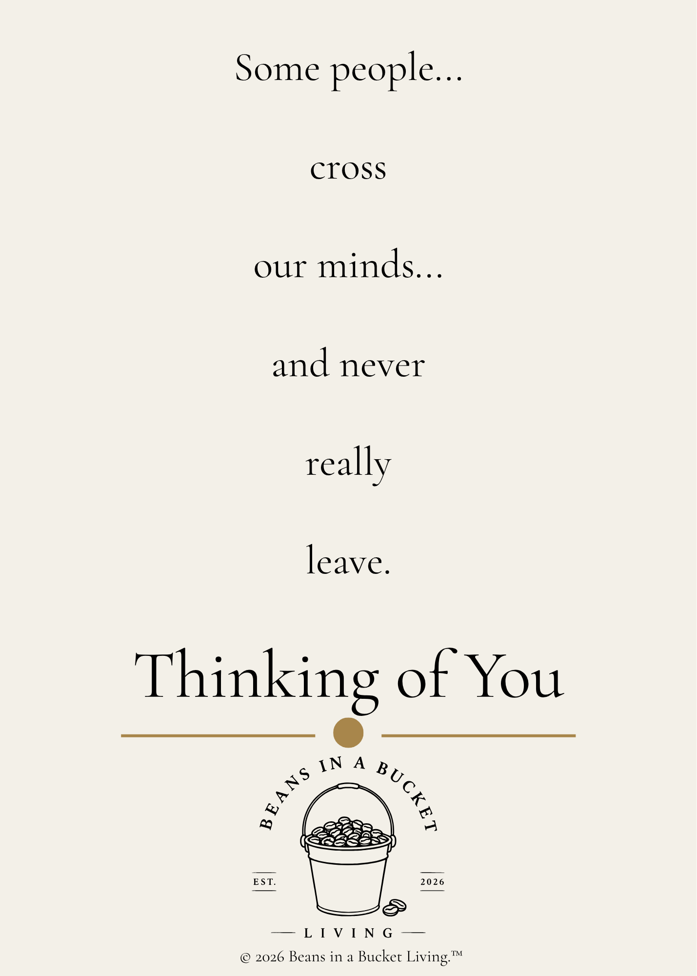 Thinking of You Card - Thought - Digital Download