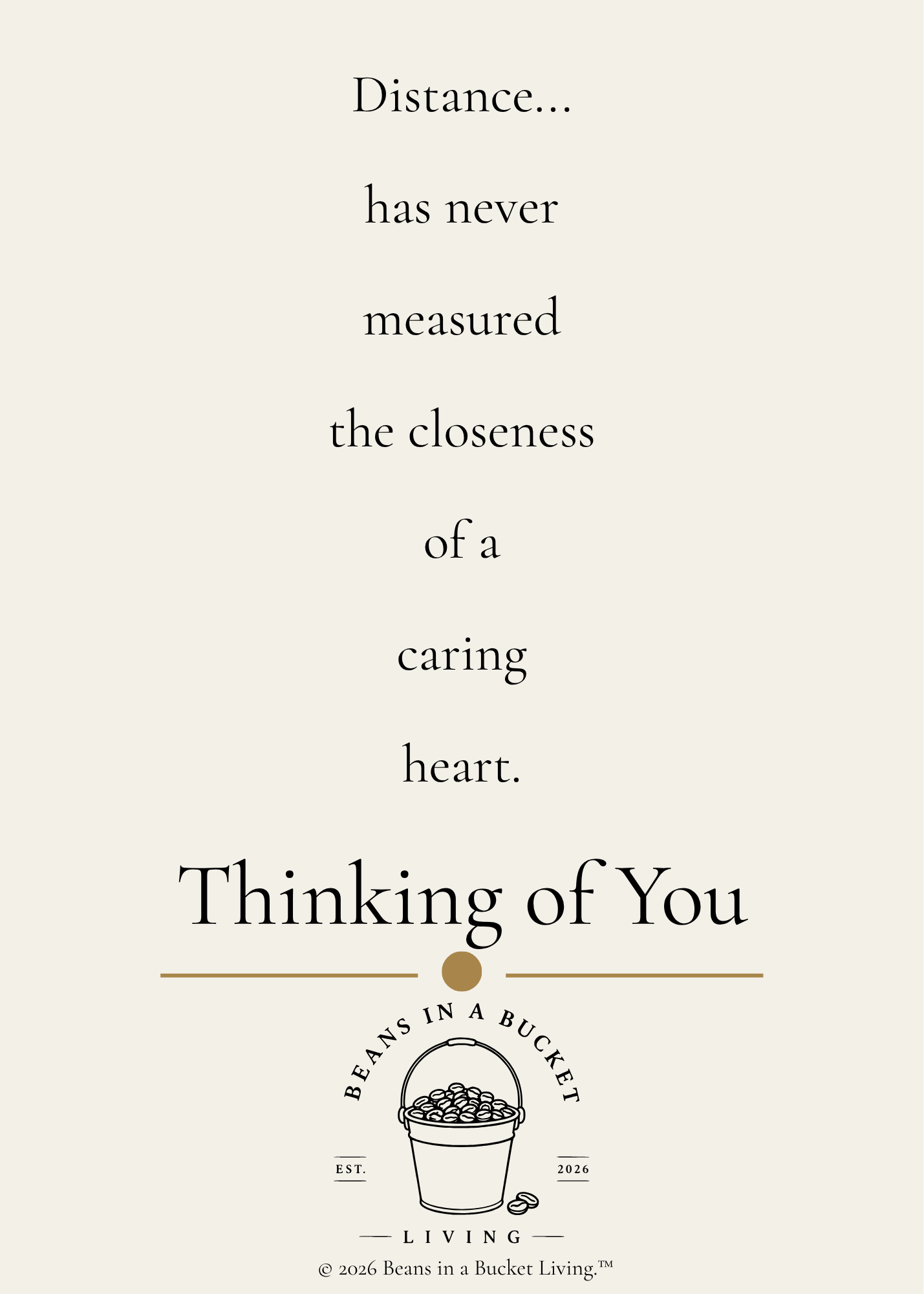 Thinking of You Card - Close - Digital Download