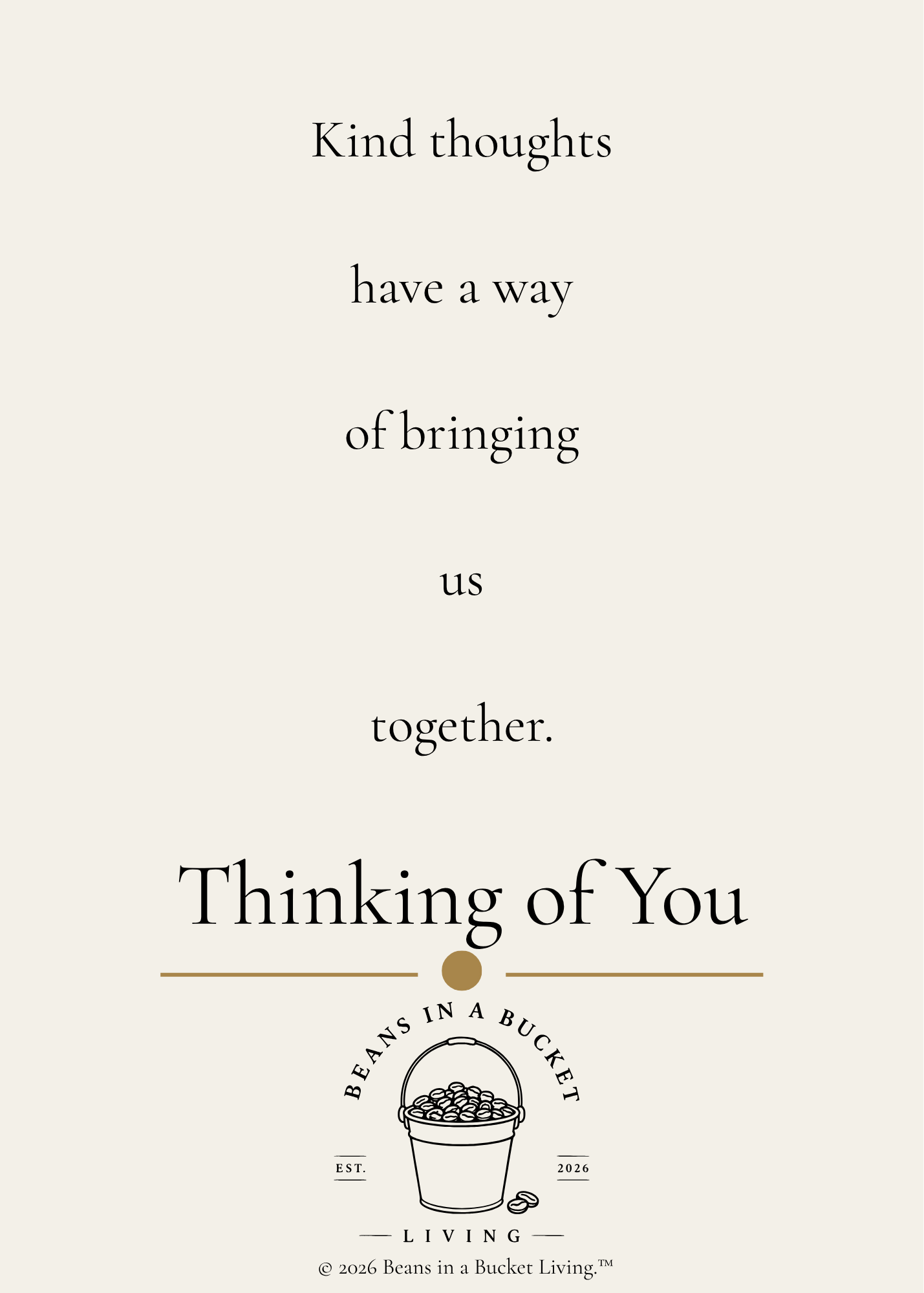 Thinking of You Card - Near - Digital Download