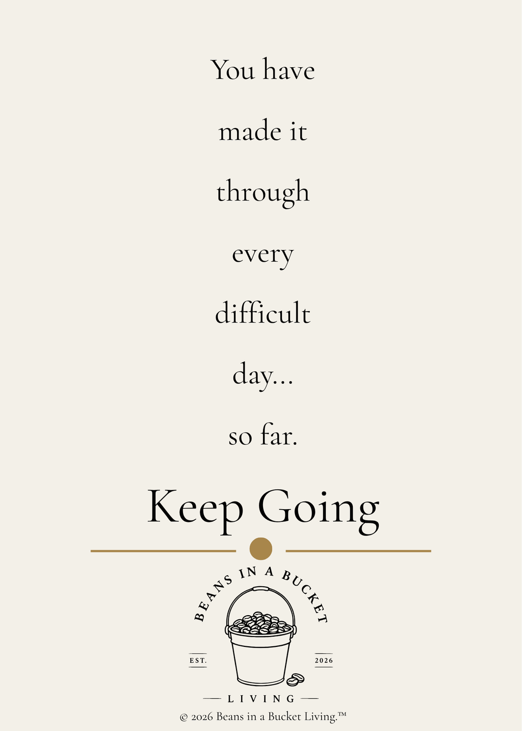 Keep Going Card - Rise - Digital Download