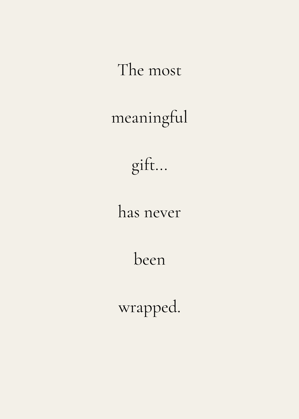 Christmas Card - The Present - Digital Download
