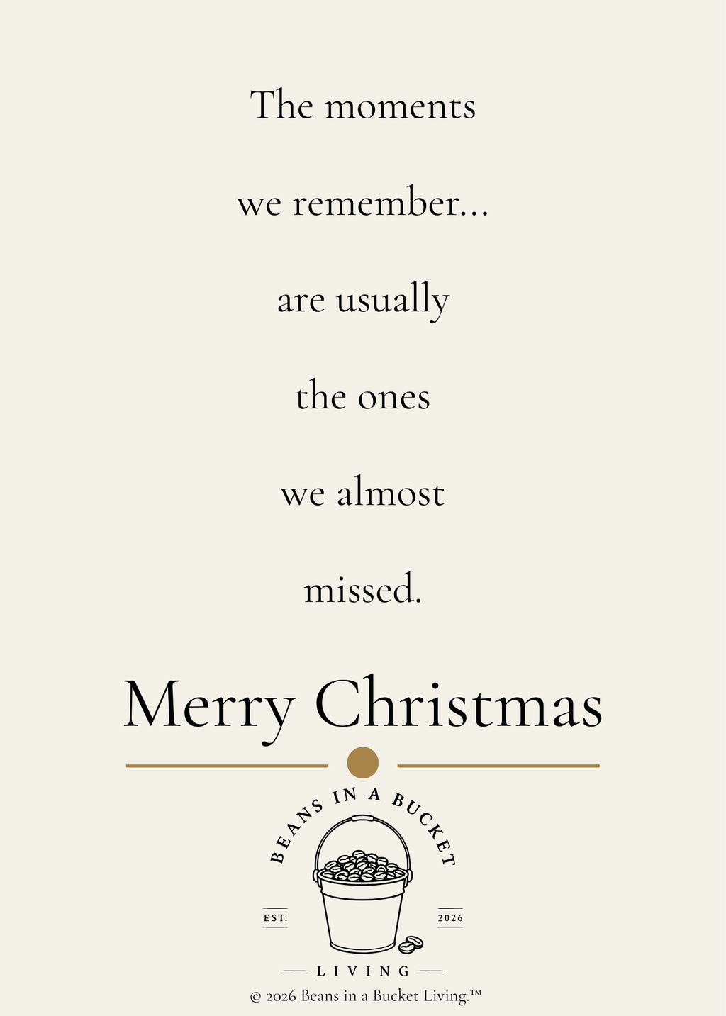 Christmas Card - Cherish - Digital Download