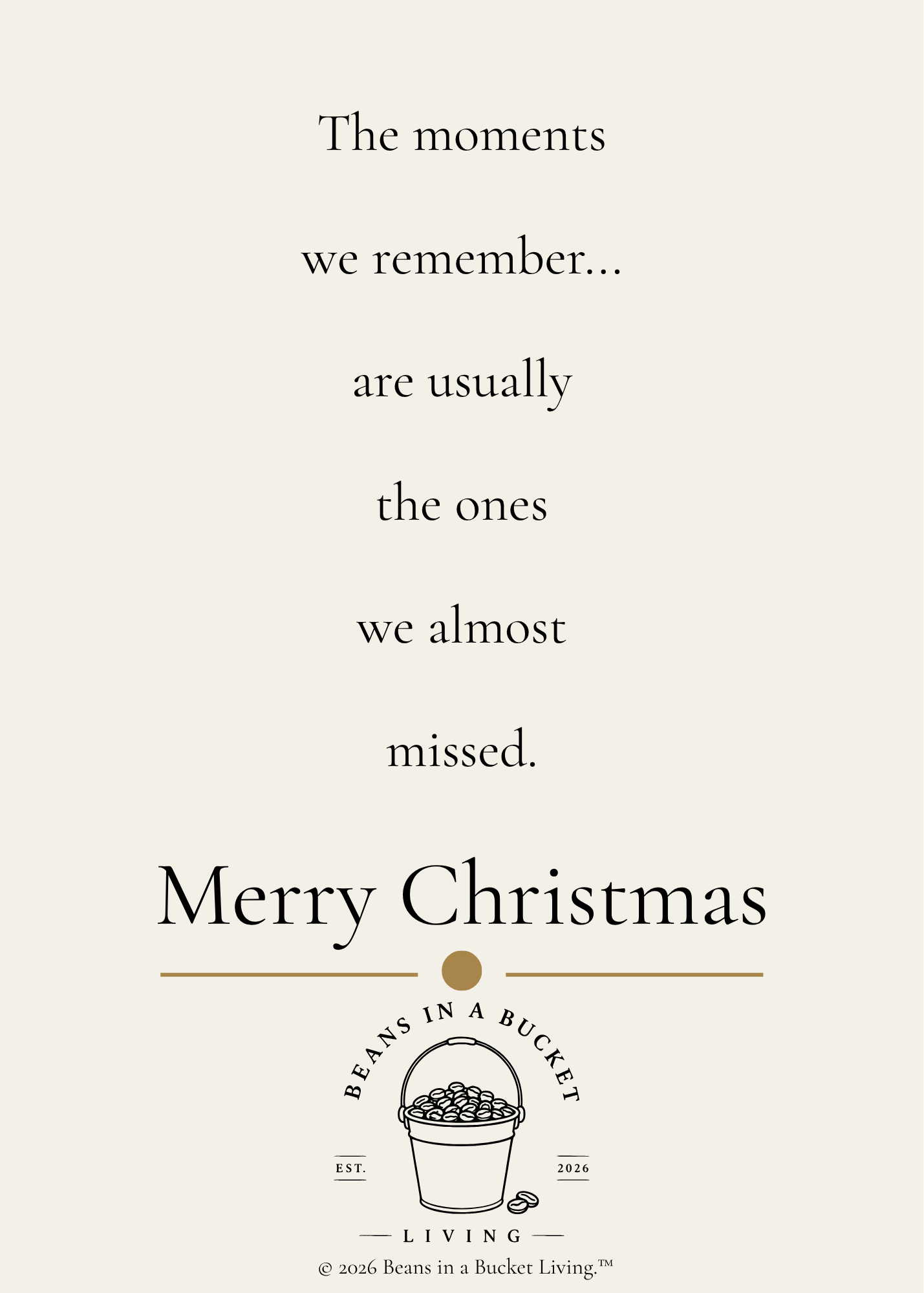 Christmas Card - Cherish - Digital Download