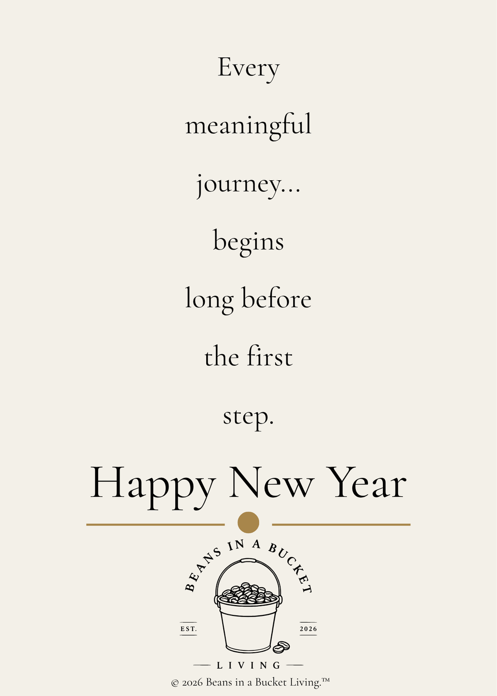 New Year Card - Begin - Digital Download