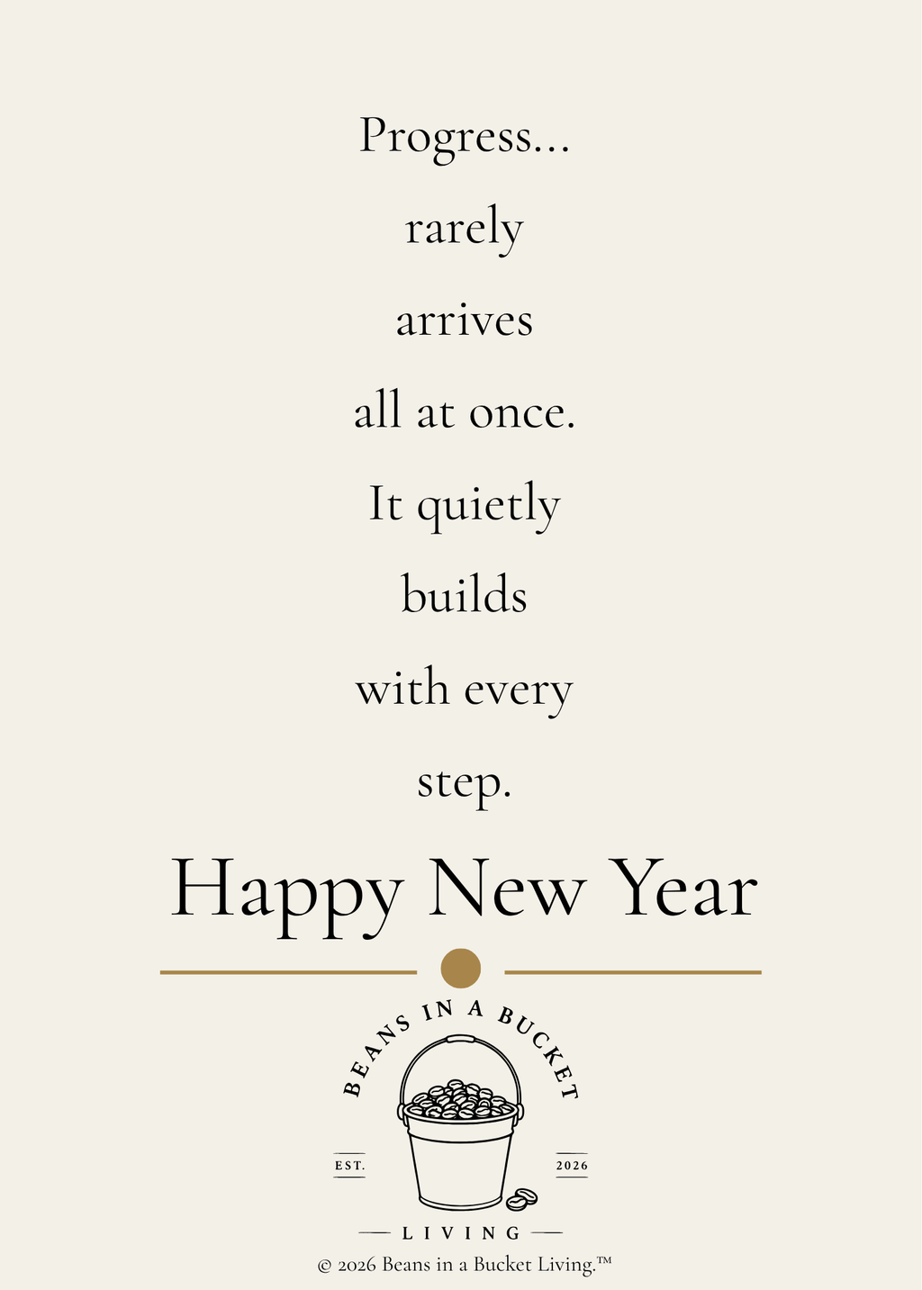 New Year Card - Progress - Digital Download