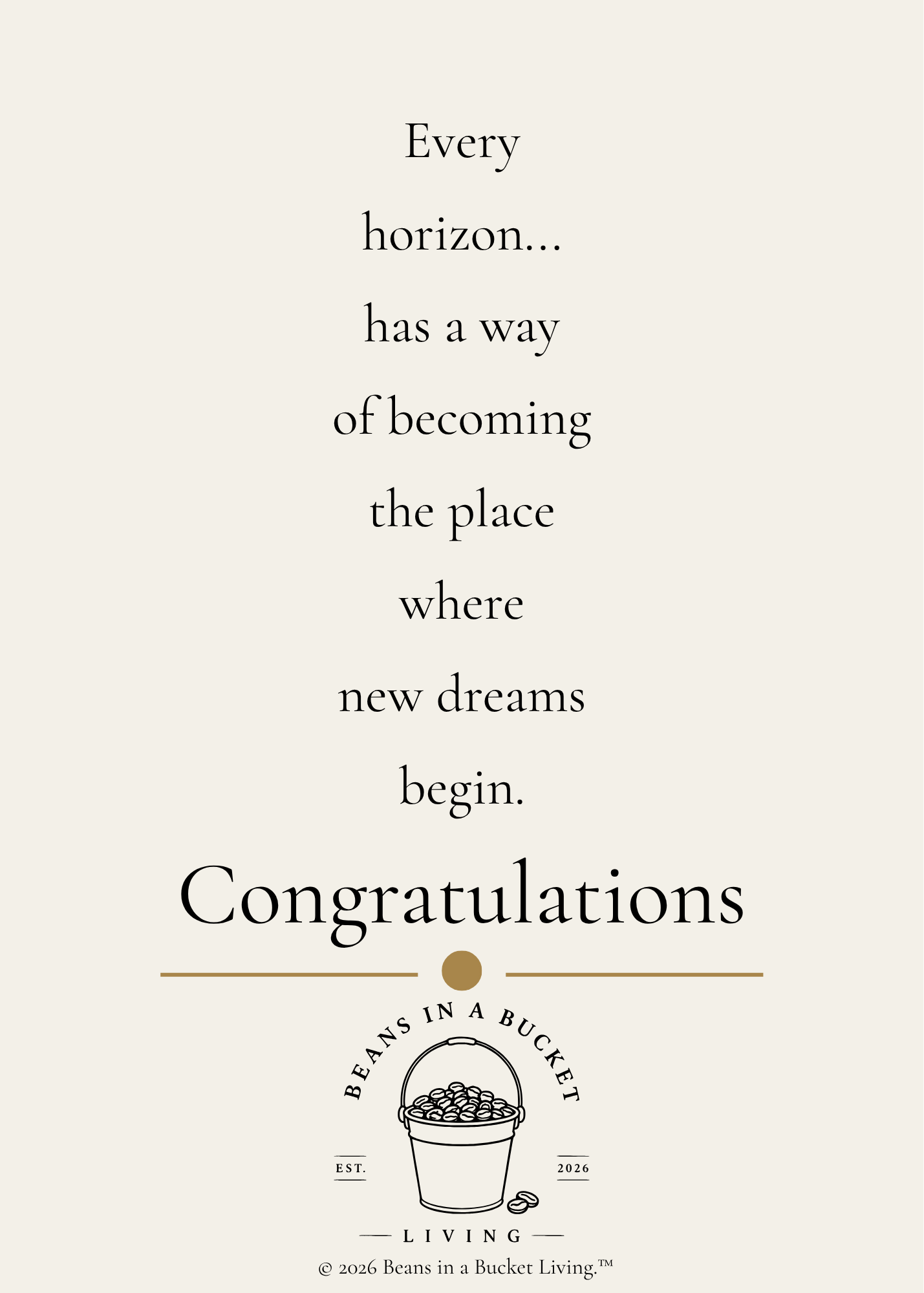 Graduation Card - Horizons - Digital Download