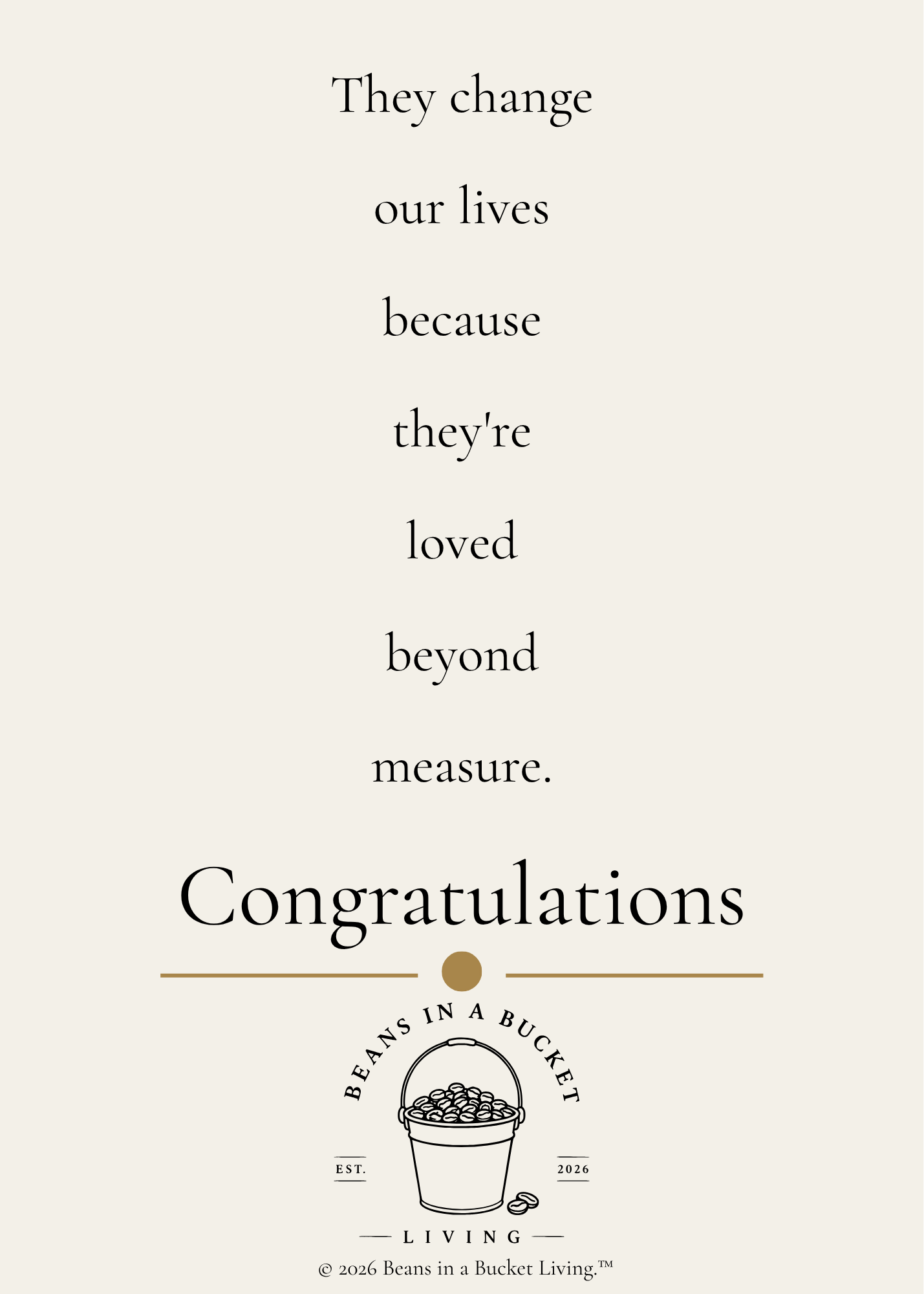 New Baby Card - Treasure - Digital Download