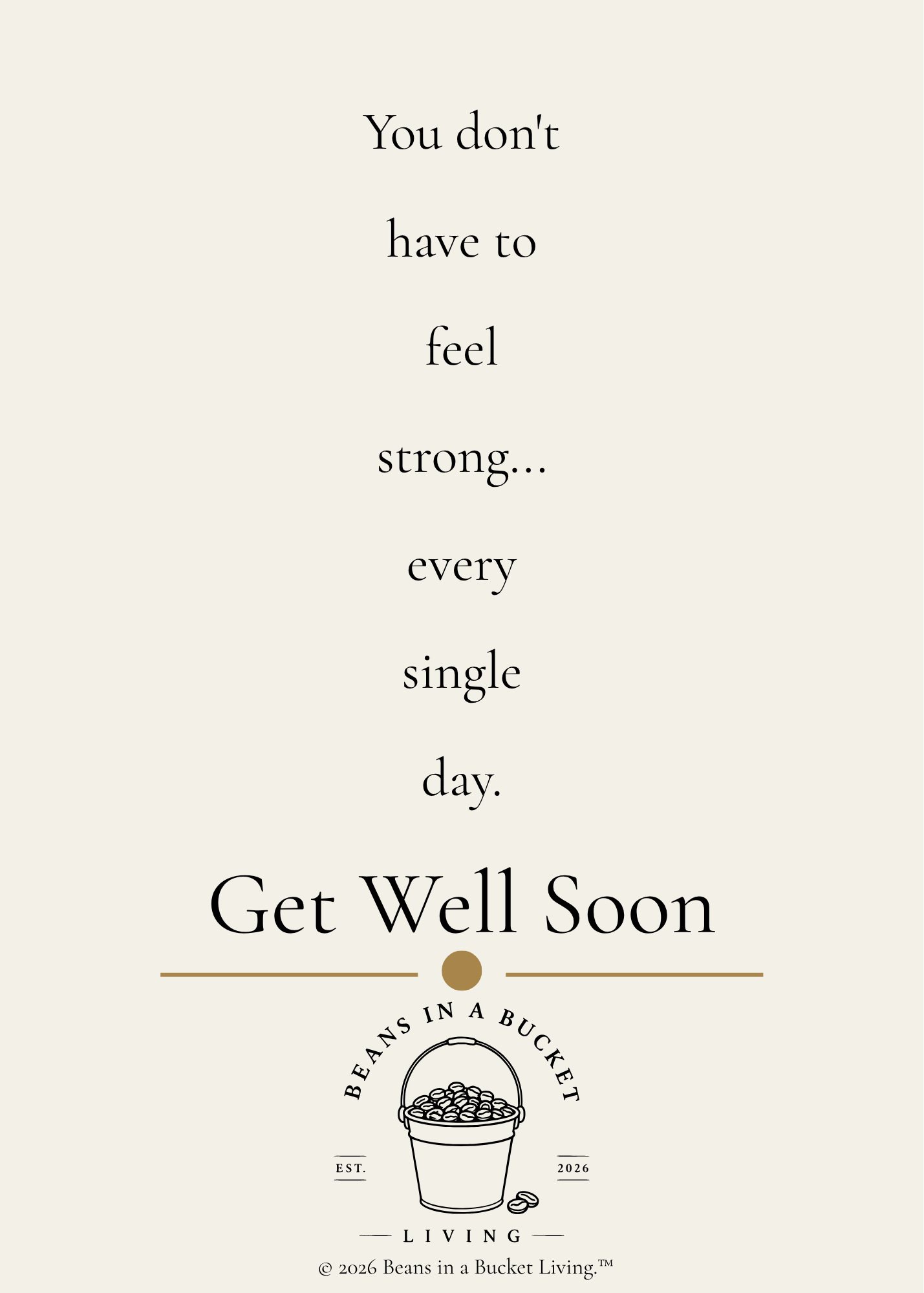Get Well Soon Card - Gentle - Digital Download