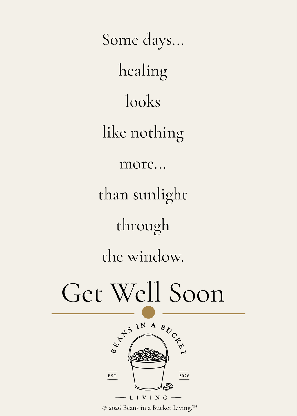 Get Well Soon Card - Morning - Digital Download