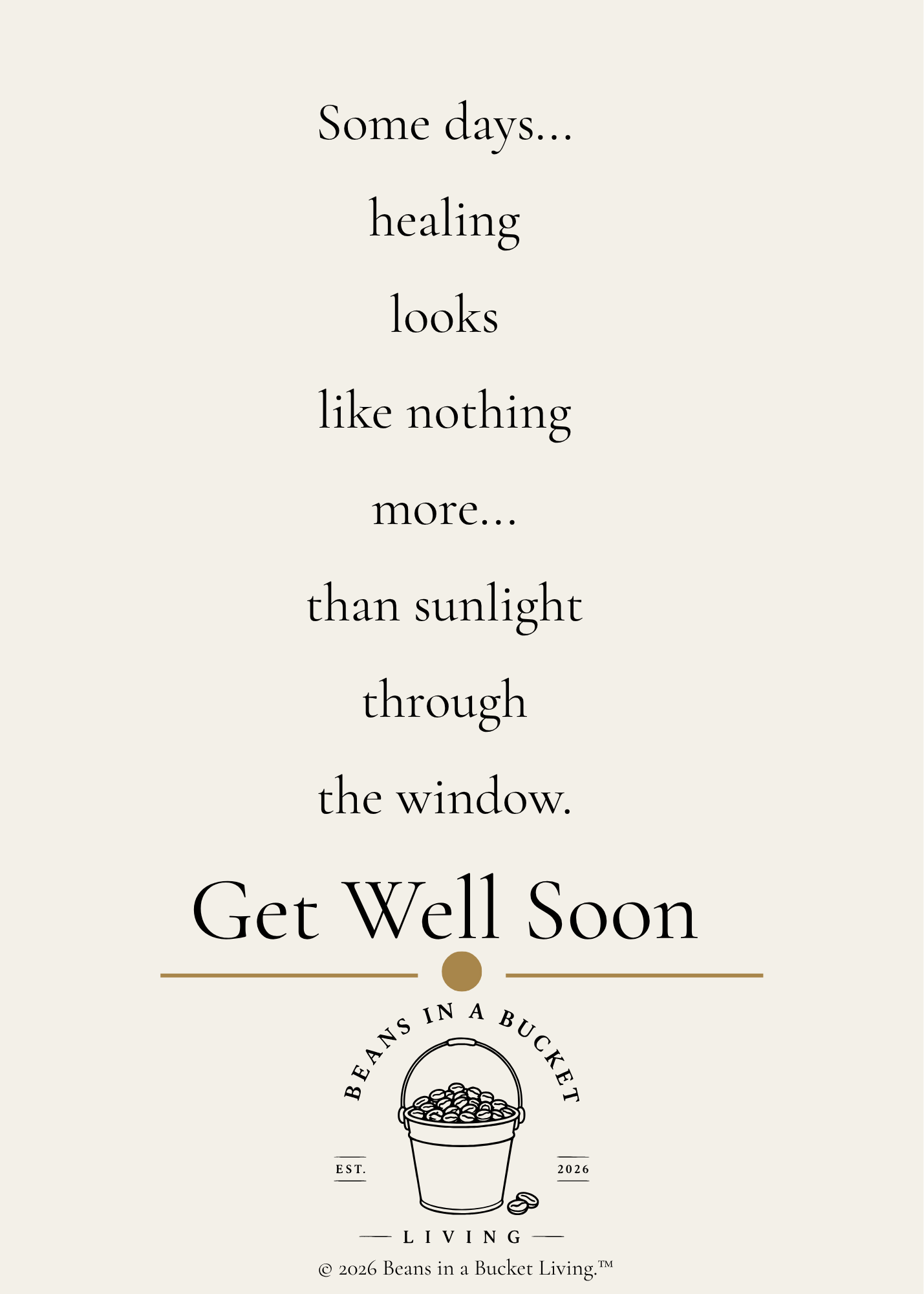 Get Well Soon Card - Morning - Digital Download