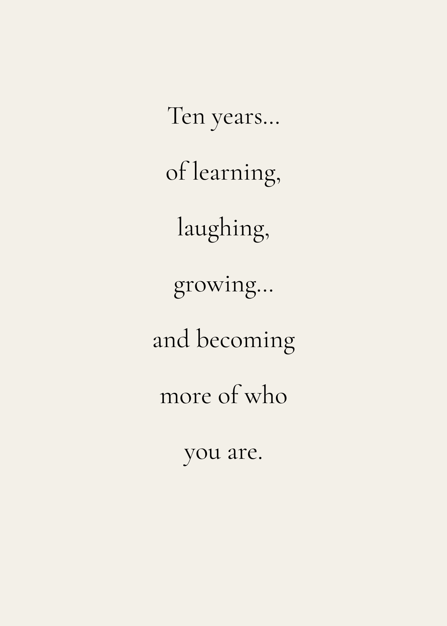 10th Birthday Card - 10 Years - Digital Download