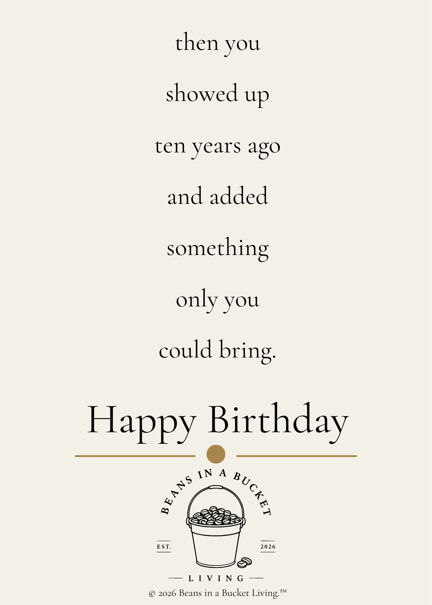 10th Birthday Card - Ten - Digital Download