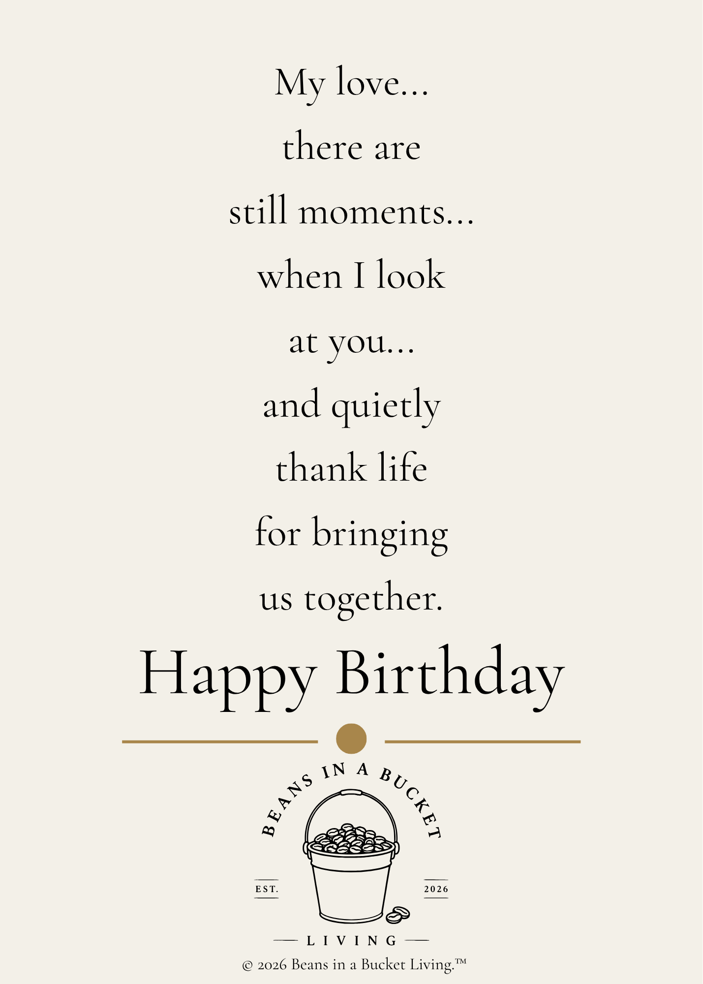Husband Birthday Card - Digital Download
