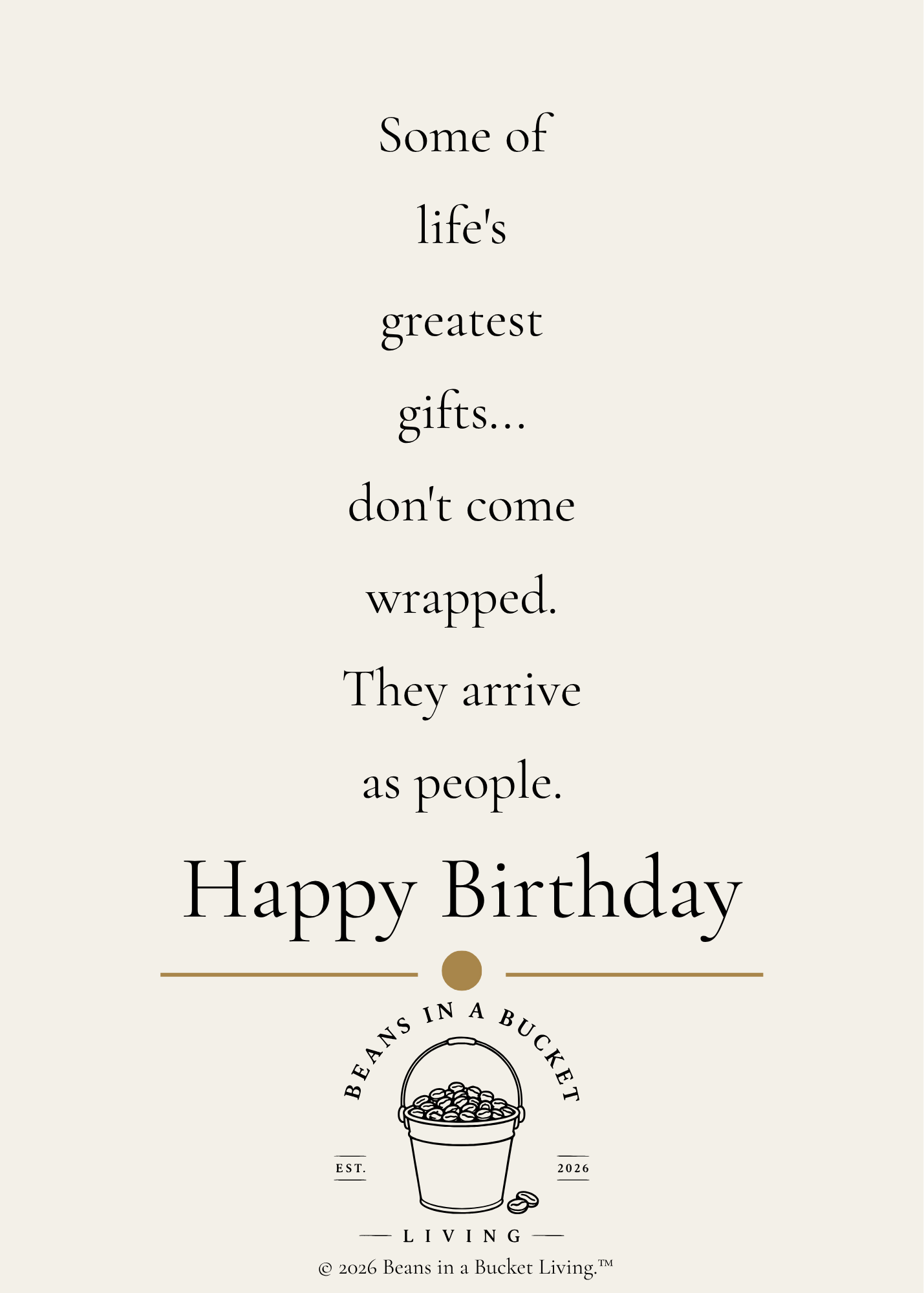 Best Friend Birthday Card - One of Life's Greatest Gifts- Digital Download