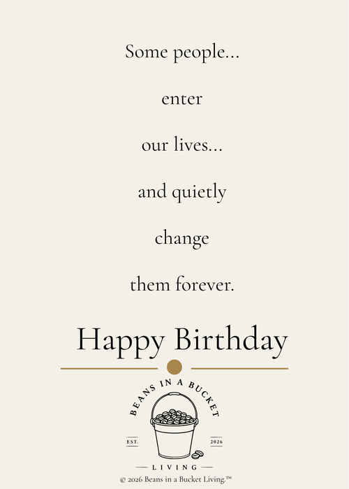 Best Friend Birthday Card - You Changed My Life - Digital Download