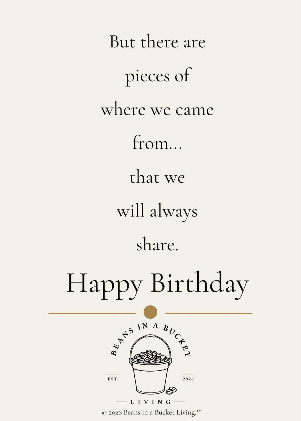 Cousin Birthday Card - Same Family - Digital Download