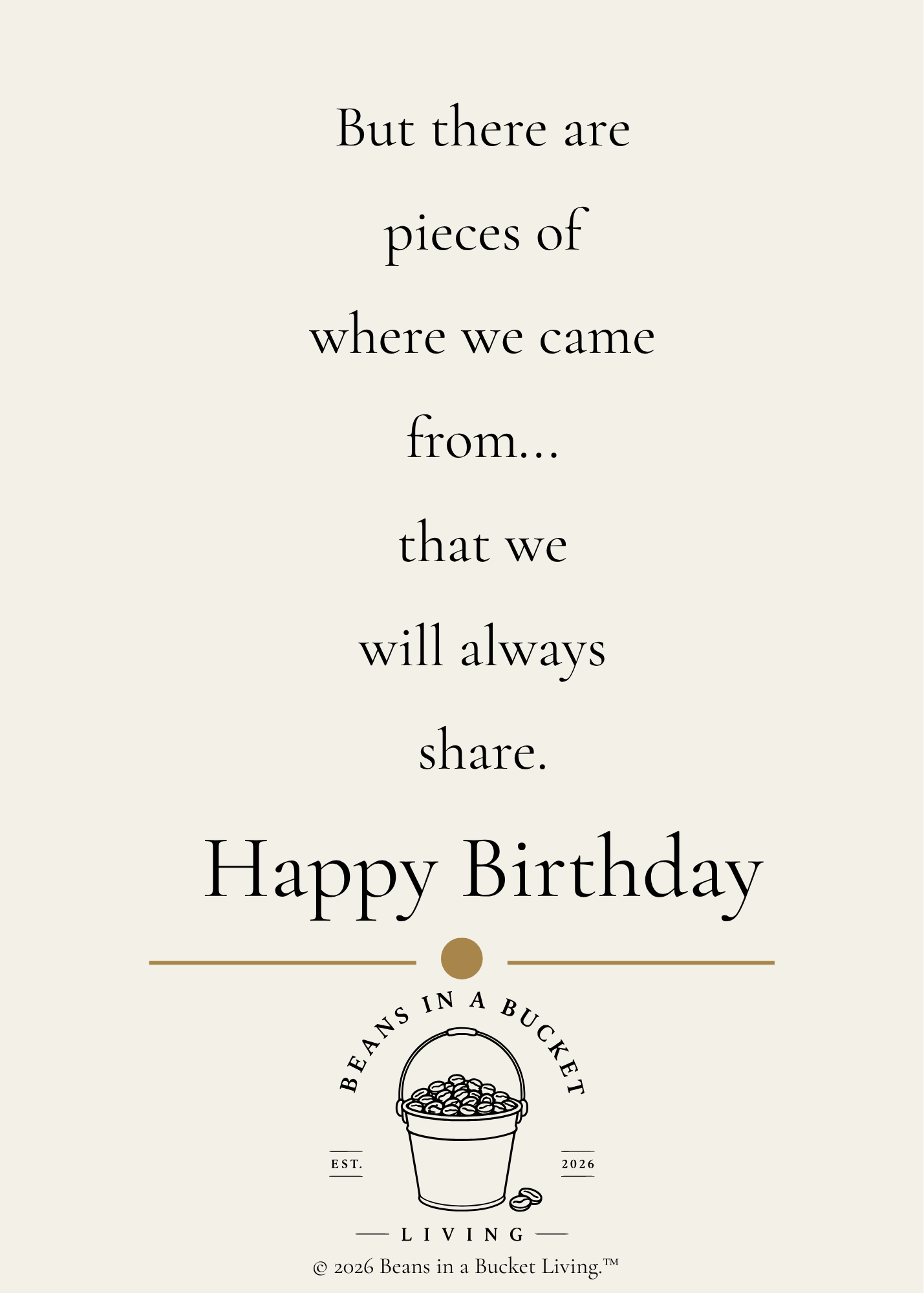 Cousin Birthday Card - Same Family - Digital Download