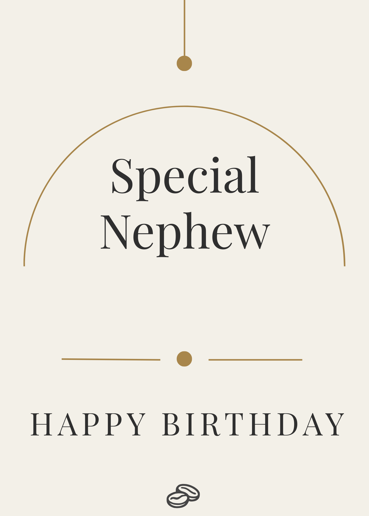 Nephew Birthday Card - Simply by Being You - Digital Download