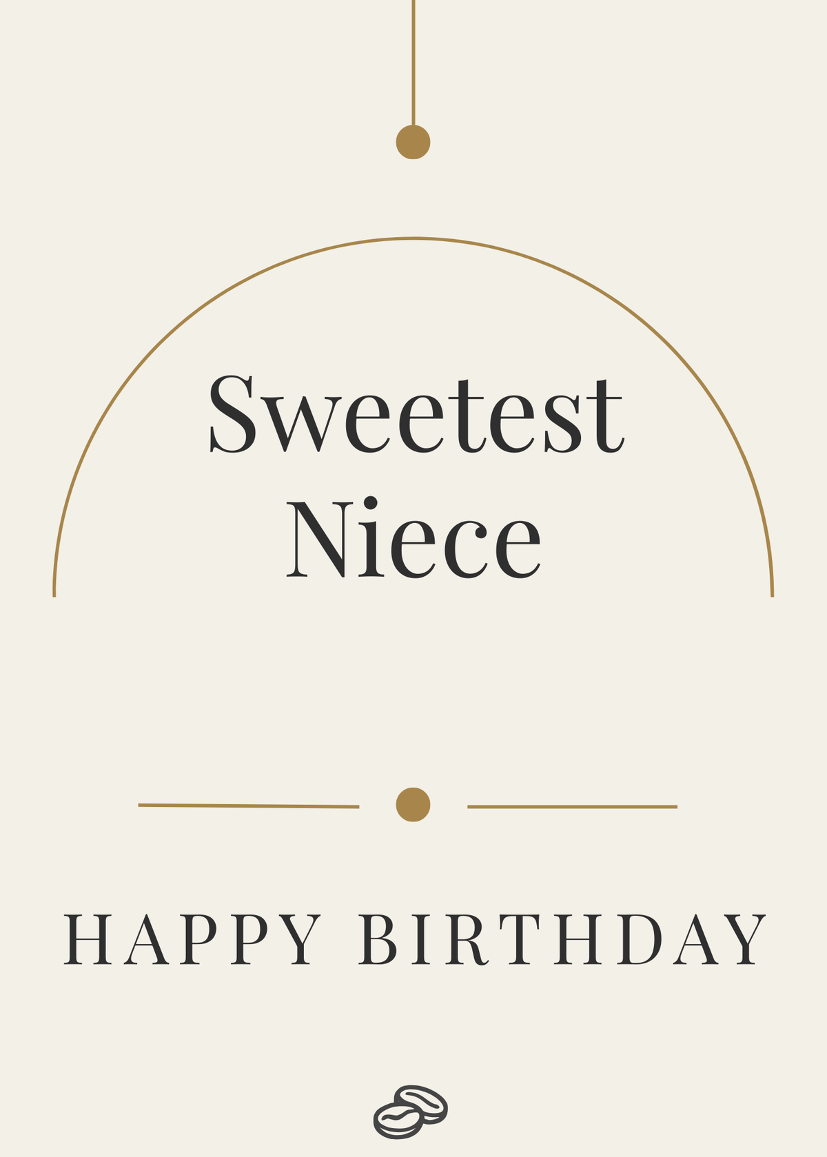 Niece Birthday Card - Life's Sweetest Surprise - Digital Download