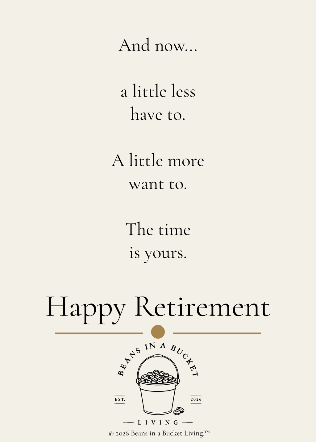 Retirement Card – Yours – Digital Download