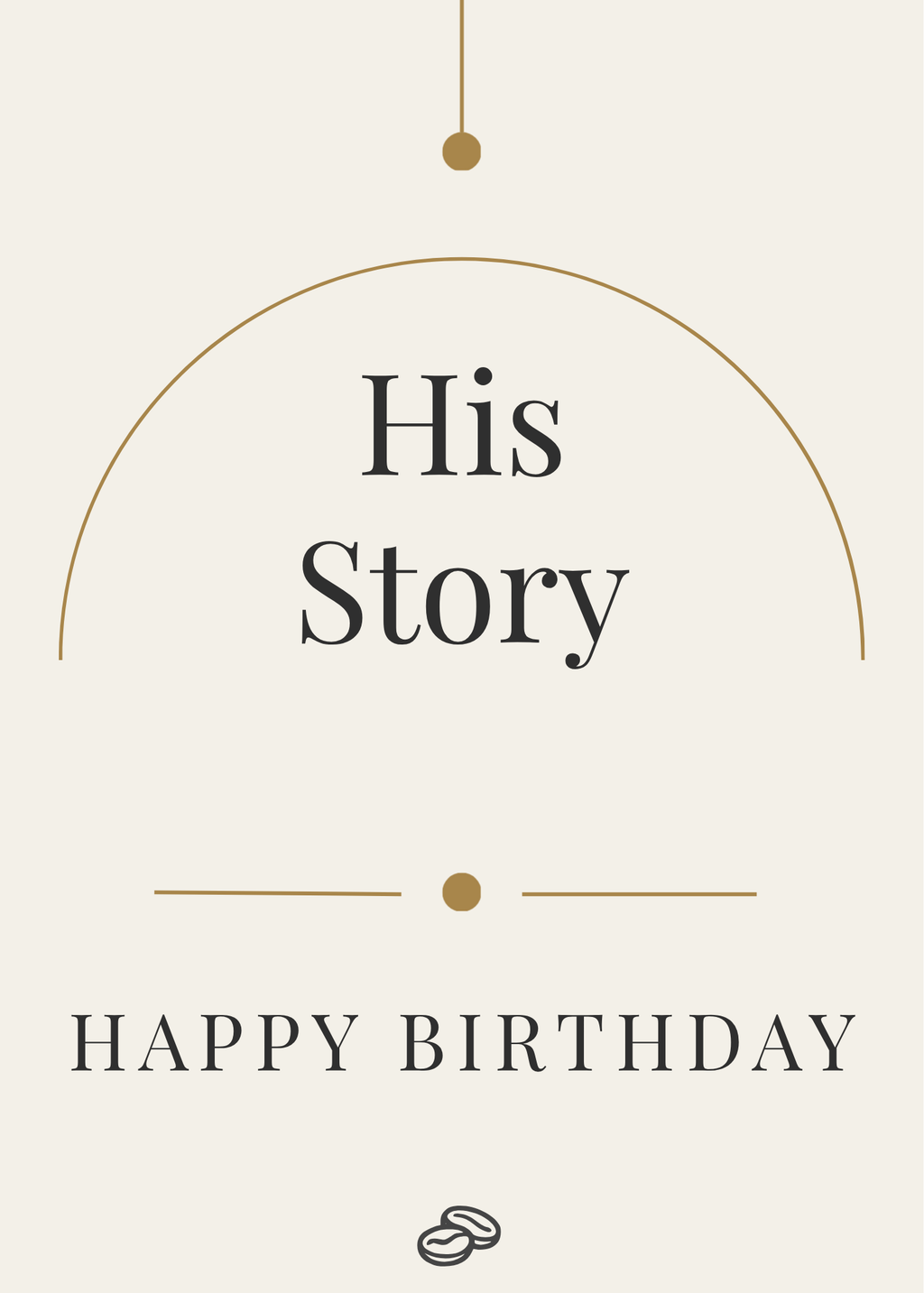 Son Birthday Card - His Story - Digital download