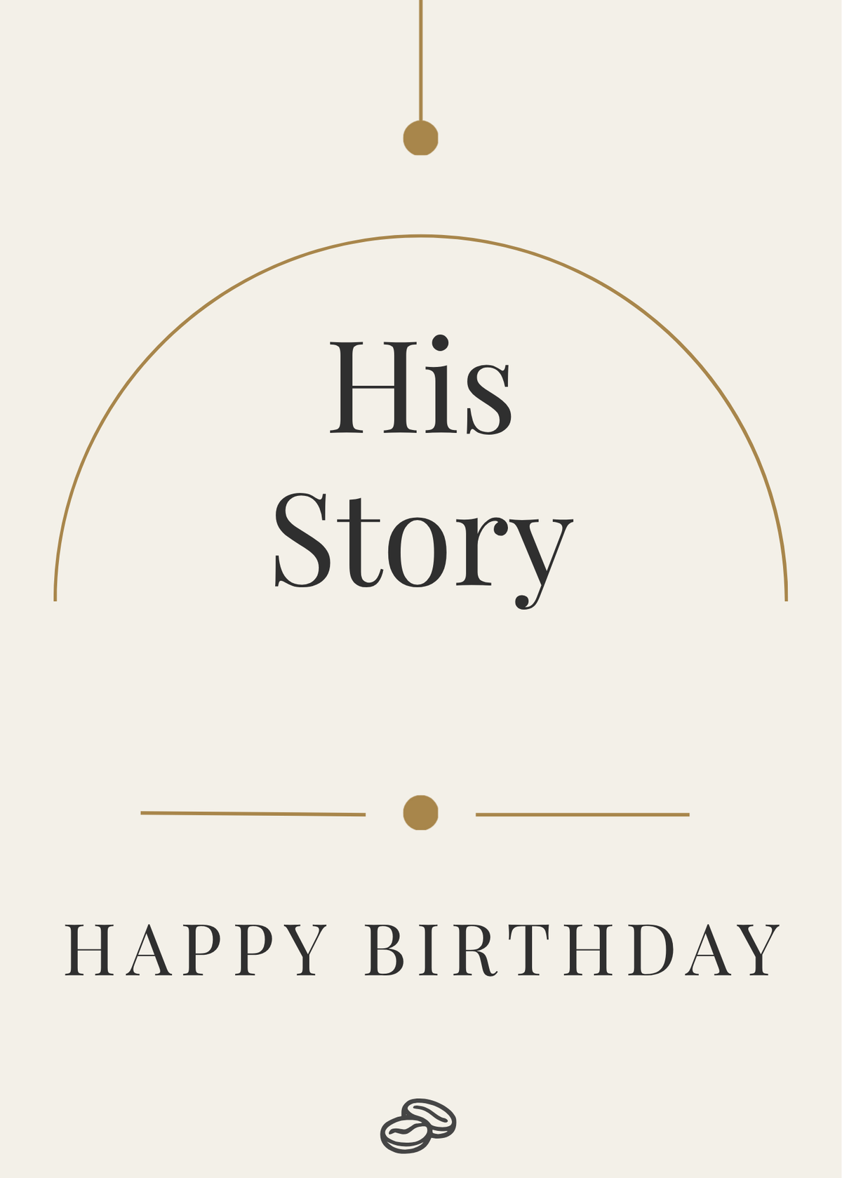 Son Birthday Card - His Story - Digital download