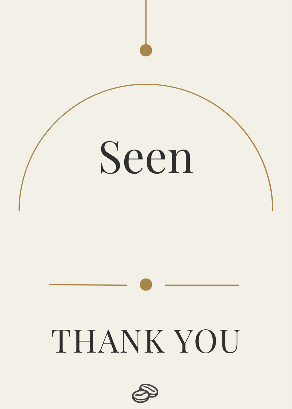 Thank You Card - Seen - Digital Download