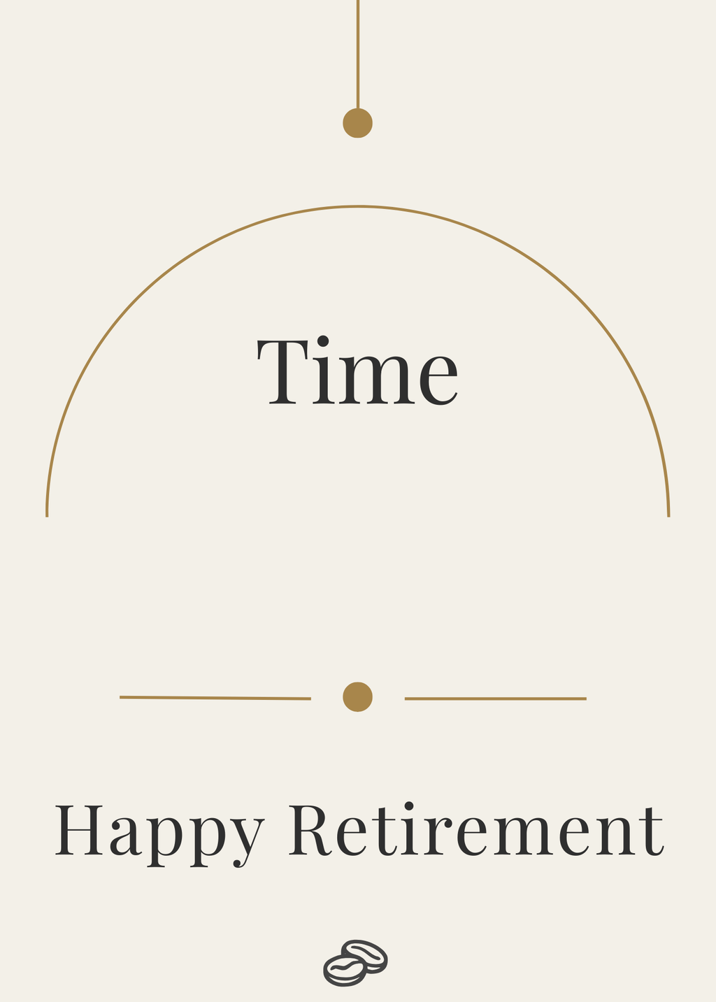 Retirement Card – Time – Digital Download