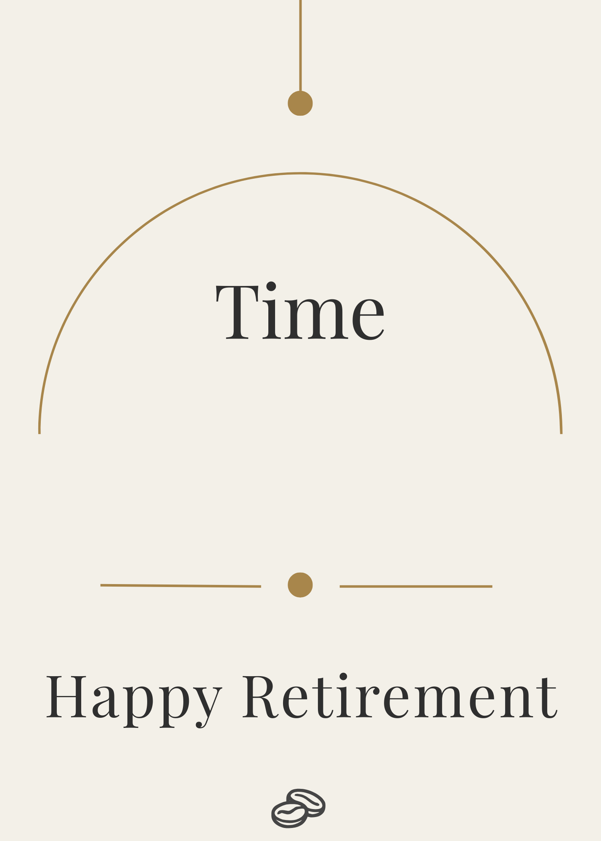 Retirement Card – Time – Digital Download