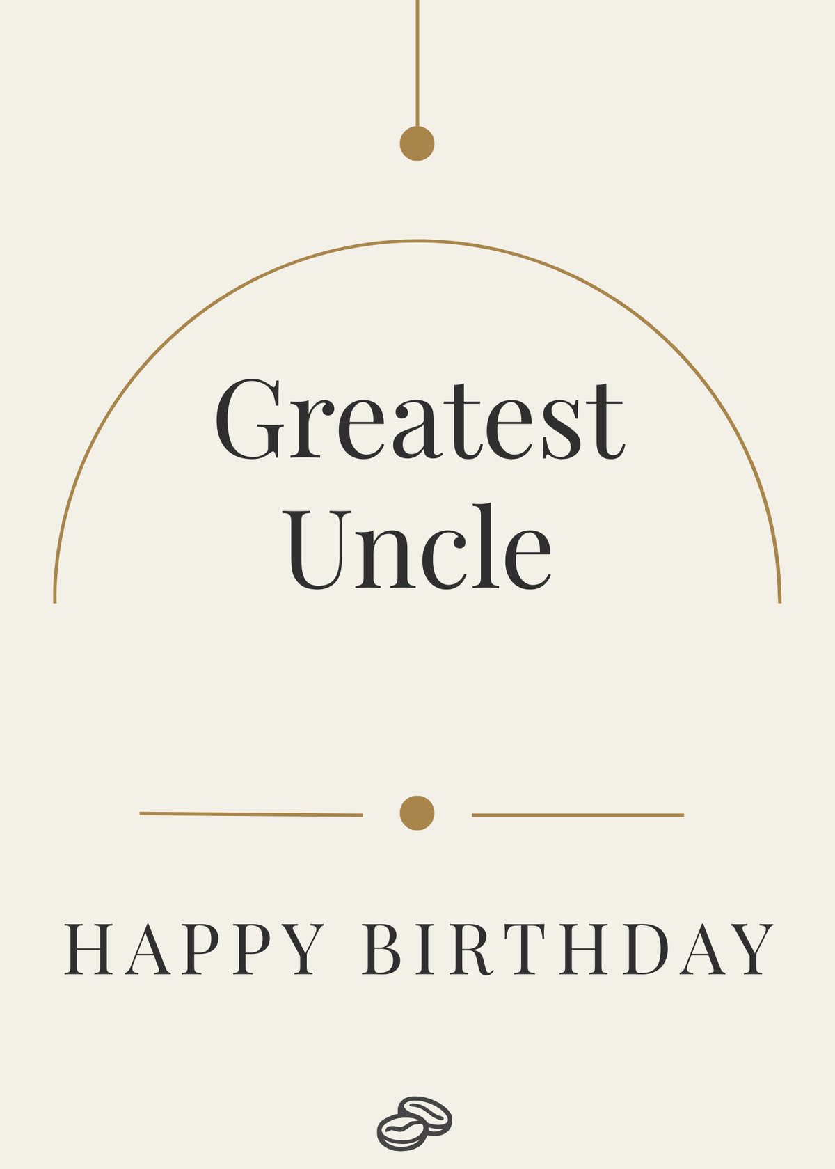 Uncle Birthday Card - Favorite Part of Growing Up - Digital Download